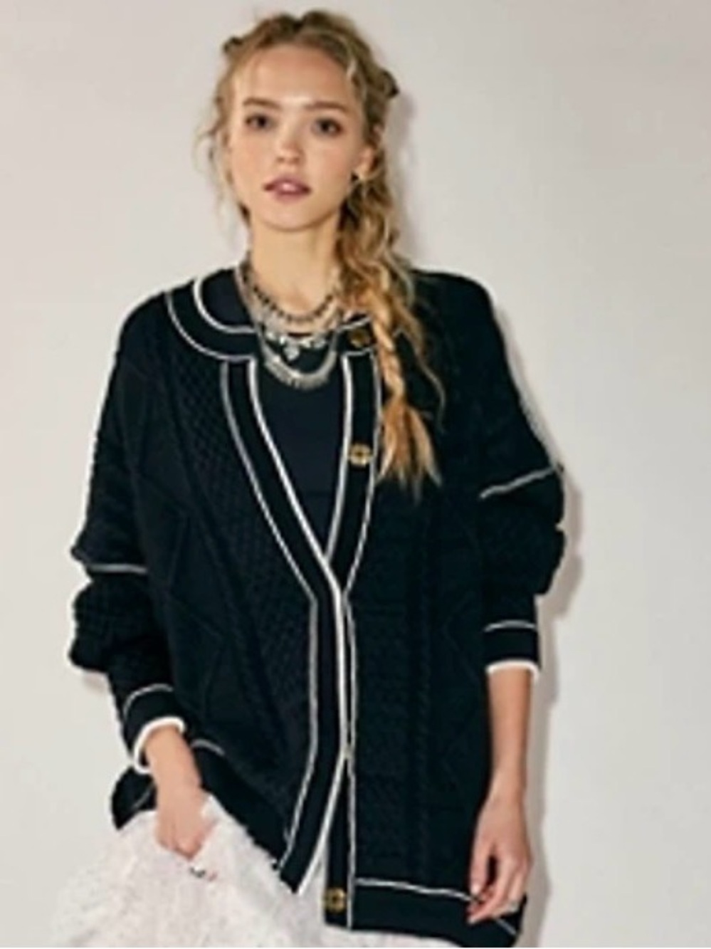 Free People We The Free Tennessee Cardigan. NWT. Black